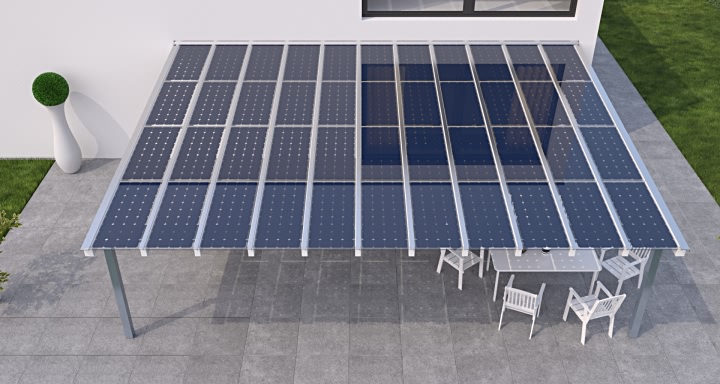 PV-Anlage Solarterrasse