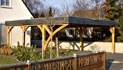 Doppelcarport Solar Holz