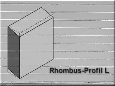 Rhombus-Profil L (Skizze)