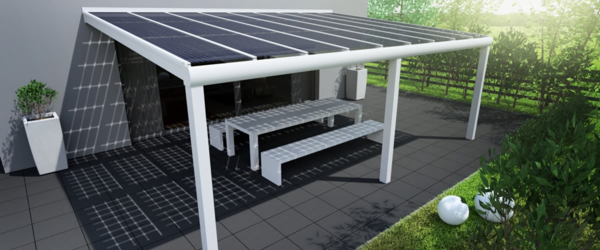 Solarterrasse Aluminium